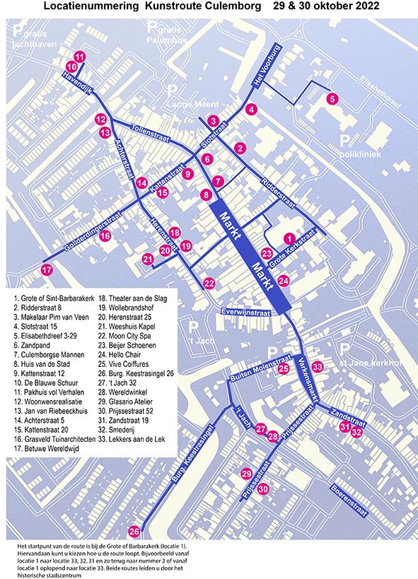Plattegrond binnenstad 2022 A3 1a Plattegrond binnenstad 2022 A3 1a